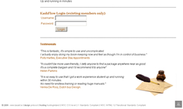 Tax Aid Kashflow Page