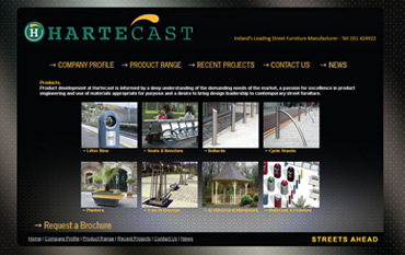 Hartecast - Product Page Screenshot