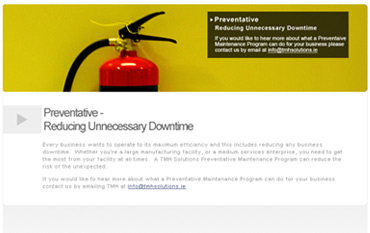 TMH Solutions - Preventative Page Detail