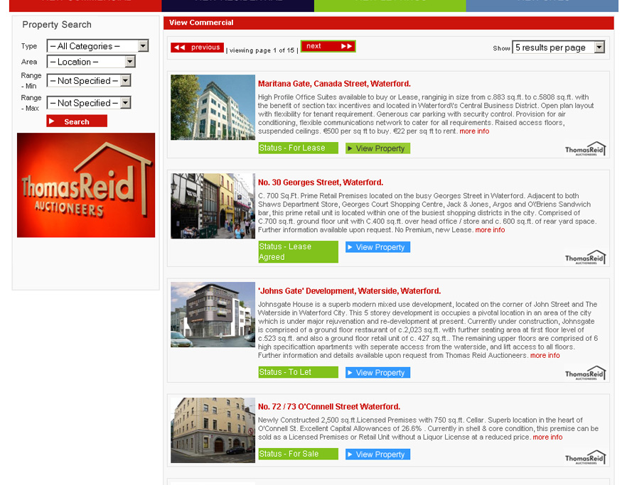 Thomas Reid - Search Results Page