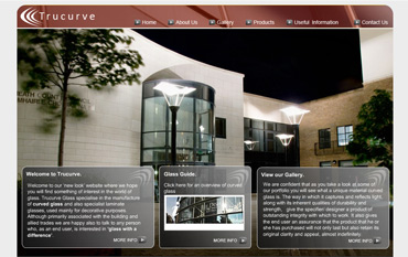 Trucurve - Flash Intro Page Detail